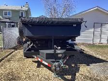 2013 Beothuk 12 Foot Dump Trailer, 8000 lbs, Like Brand New - Photo 2