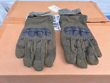 Military Green Motorcycle Riding Gloves