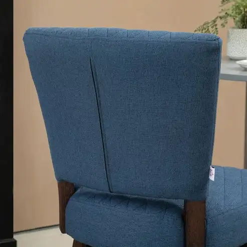 Brand New Set of 2 swivel Barstools Wooden legs $329 - Photo 8