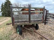 Horse drawn or tractor wagon