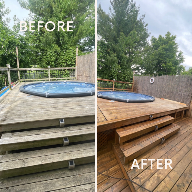Fence & Deck Restoration | Pressure Washing, Sanding & Stainin - Photo 9