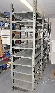 Industrial Steel Snap Together Shelving Unit.