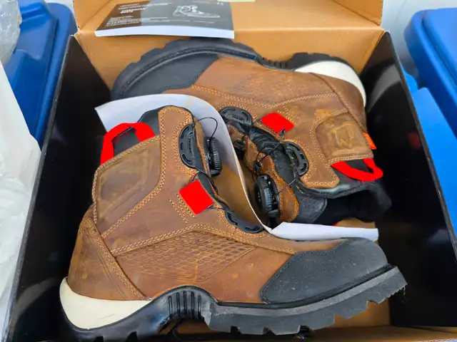 Icon Storm Hawk Motorcycle Riding Boots Brown Marron Size 10.5