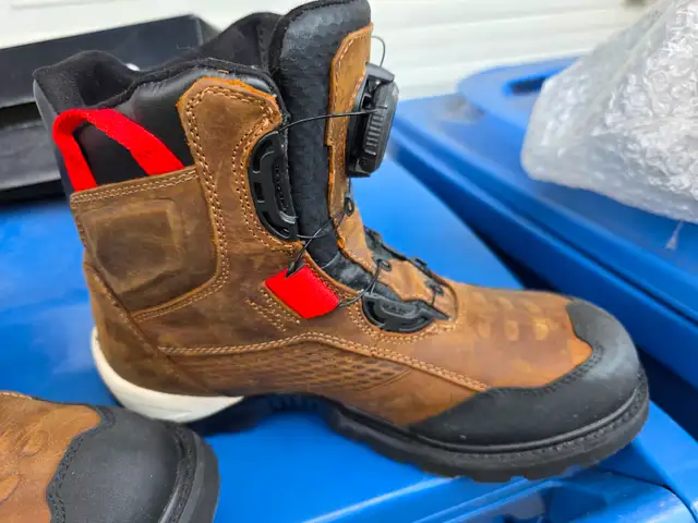 Icon Storm Hawk Motorcycle Riding Boots Brown Marron Size 10.5 - Photo 5