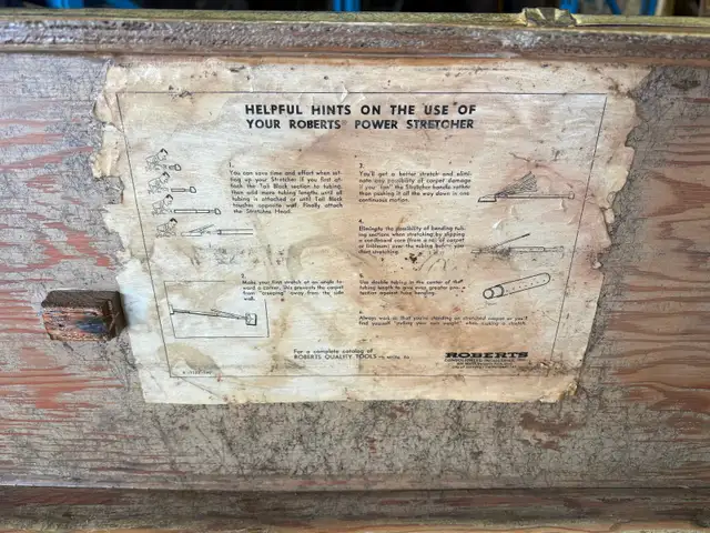 Vintage Wooden Tool Box/Storage Trunk (w Ornate Metal Hardware) - Photo 5