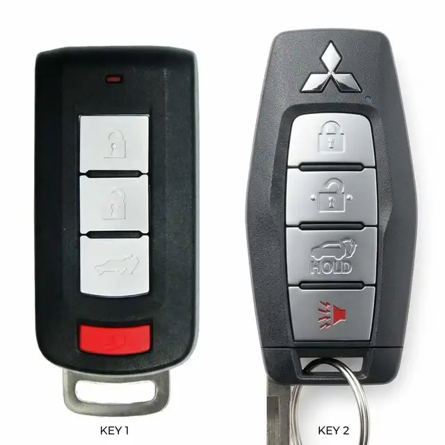 Mitsubishi key, car keys