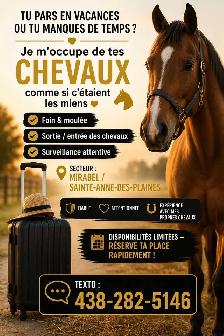 aide pour chevaux sur le pouce