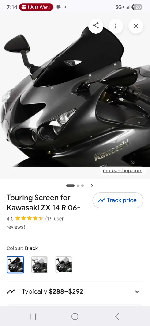 MRA Kawasaki ZX 14 R 06-18 Touring Windshield KBA 90512 - Photo 3