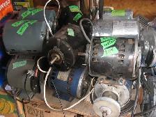 ELECTRIC  MOTORS - - - 1/4 - - 1/2 - - 3/4 - -