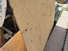 3/8' , 1/2' , & 3/4' Used Plywood