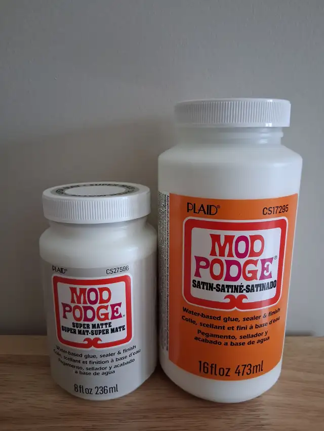 Two Bottles of Mod Podge Sealer & Finisher Glue