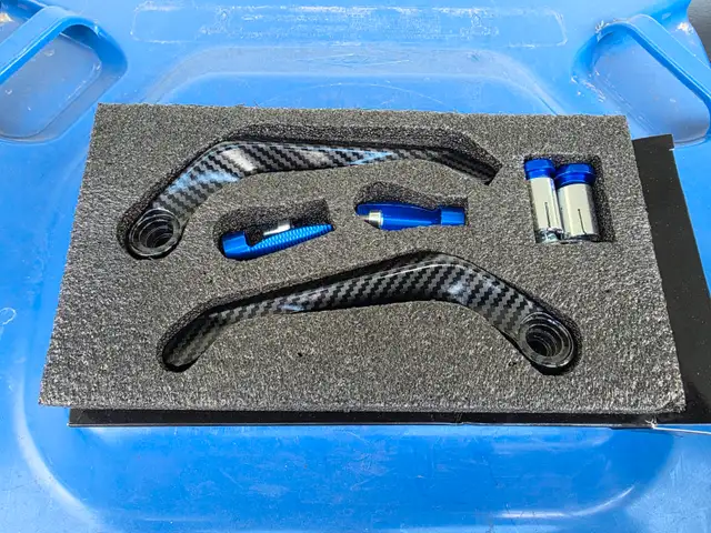 Kawasaki ZX14R RACING Lever Guard Carbon Fiber Look - Photo 7