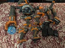 Rigid tools set