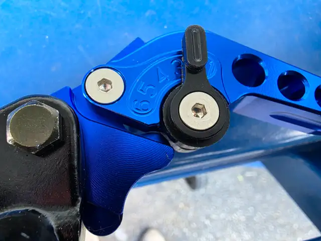 Aftermarket Brake Master Cylinder & Clutch Perch W Blue Leavers - Photo 4