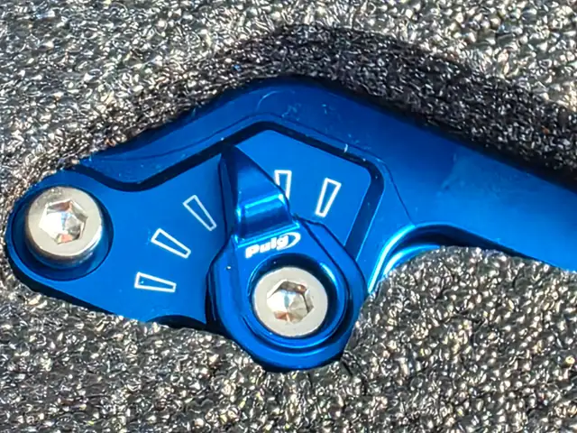 Puig Kawasaki ZX14R 2018 Blue Idinozied Short Brake Leaver