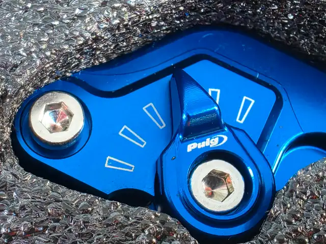 Puig Kawasaki ZX14R 2018 Blue Idinozied Short Brake Leaver - Photo 6