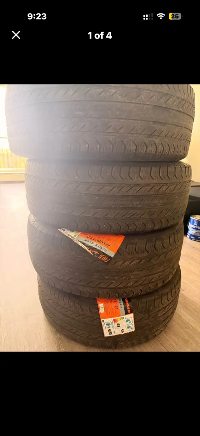 Offering 4 tires great condition