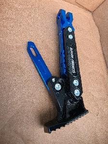 Aluminum Blue Idonized Kawasaki ZX14R Adjustable Kickstand