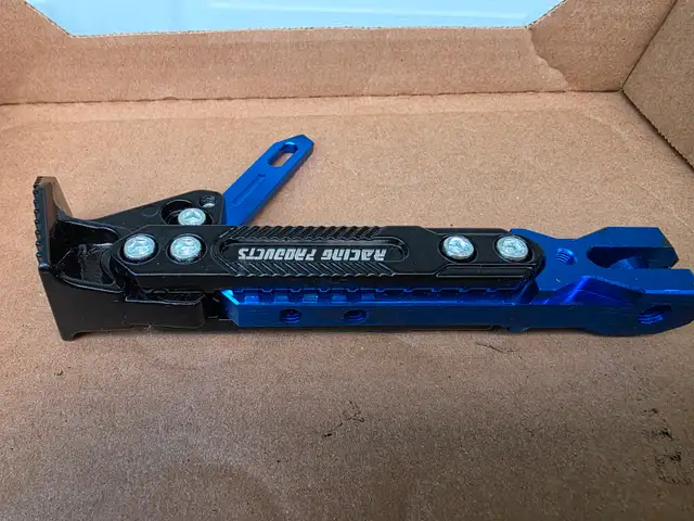 Aluminum Blue Idonized Kawasaki ZX14R Adjustable Kickstand - Photo 5