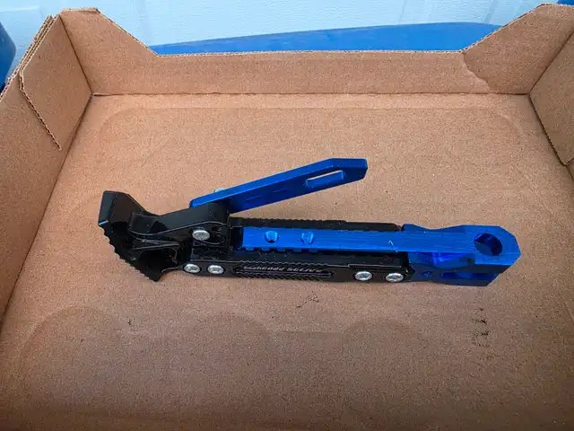 Aluminum Blue Idonized Kawasaki ZX14R Adjustable Kickstand - Photo 6