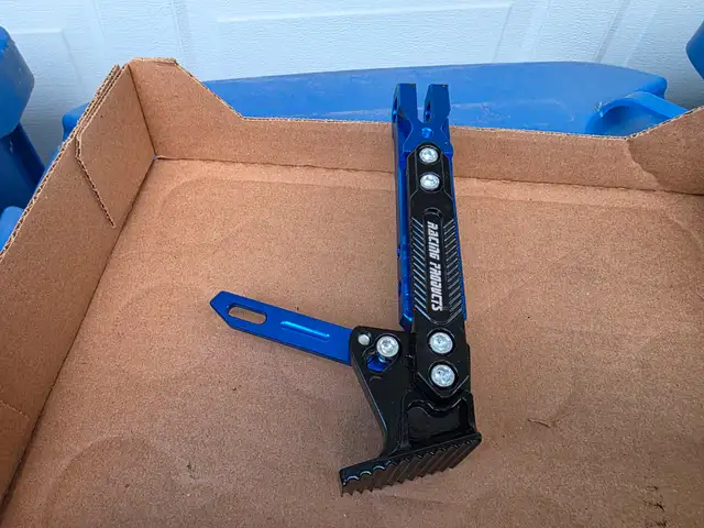Aluminum Blue Idonized Kawasaki ZX14R Adjustable Kickstand - Photo 7