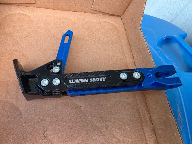 Aluminum Blue Idonized Kawasaki ZX14R Adjustable Kickstand - Photo 8