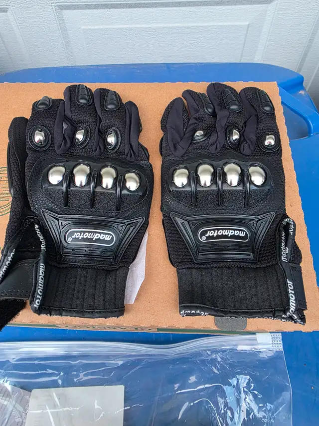 Madmotor Reinforced Safety Gloves Knuckle Protection Breathable2 - Photo 5