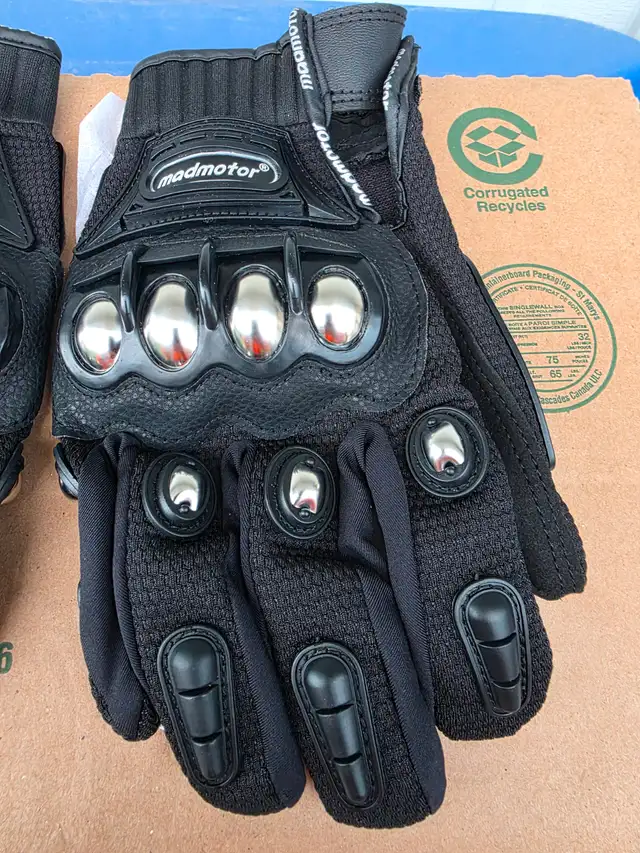Madmotor Reinforced Safety Gloves Knuckle Protection Breathable2 - Photo 9