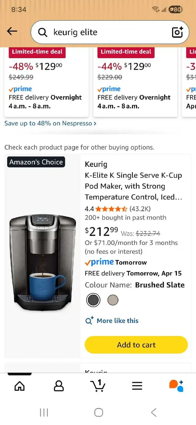 KEURIG ELITE BREWS 5 SIZES/STRONGER OPTION/ICED OPTION - Photo 2