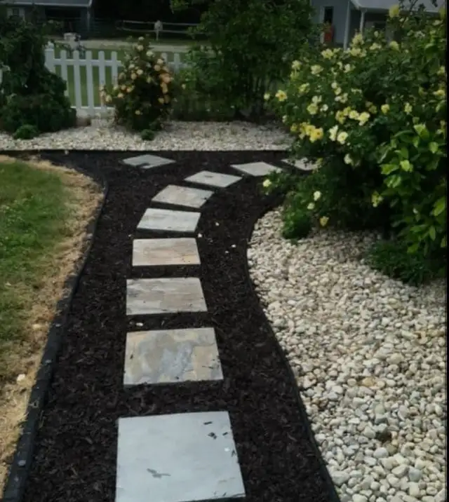 Custom Mulch/ Stone Walkways - Photo 3