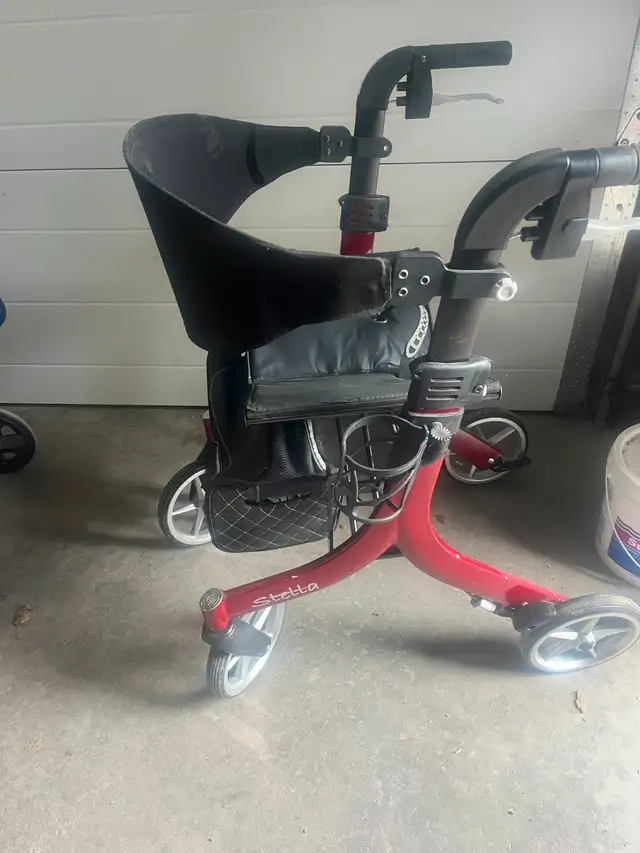 Stella mobility walker.  fold-up transport chair - Photo 2