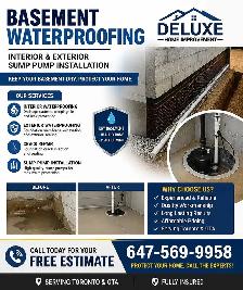 BASEMENT WATERPROOFING SERVICE TORONTO GTA