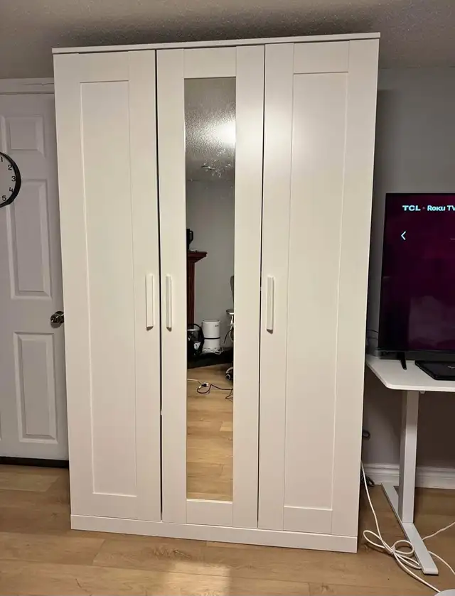 IKEA BRIMNES 3 DOOR WARDROBE