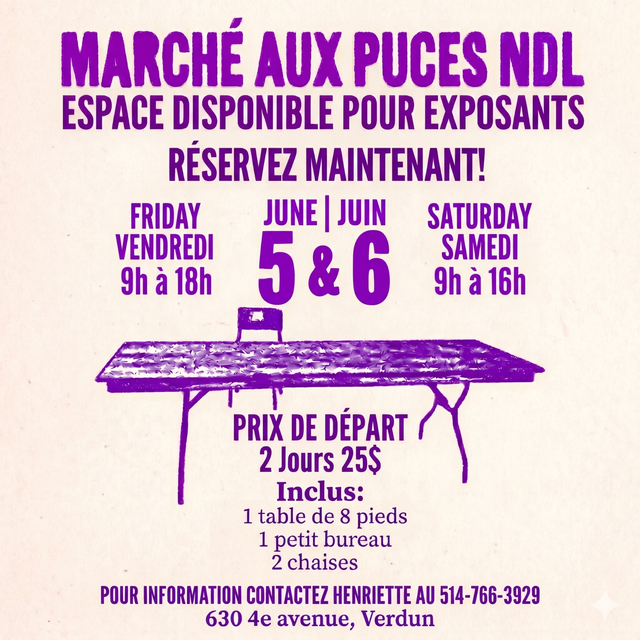 Espace disponible pour exposants marché aux puces - Photo 6