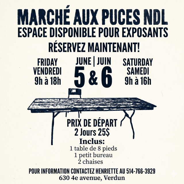 Espace disponible pour exposants marché aux puces - Photo 9
