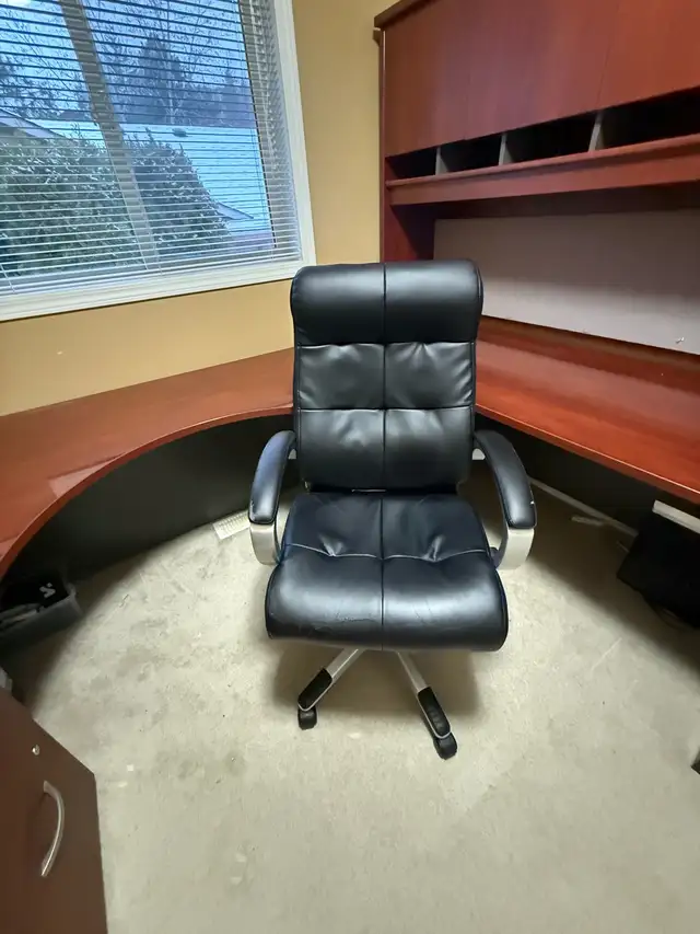 Free office desk, filing cabinet and hutch