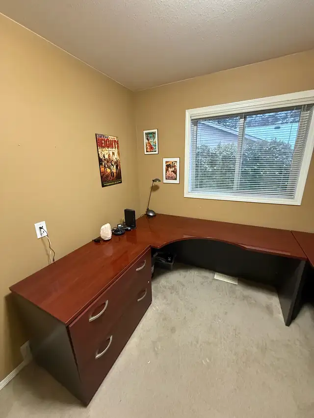Free office desk, filing cabinet and hutch - Photo 5