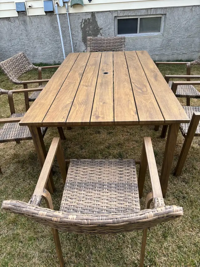 Outdoor 6 Person Patio Dining Set - Photo 2