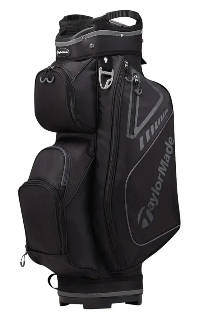 TaylorMade Select Plus Golf Cart Trolley Bag, Black/Charcoal