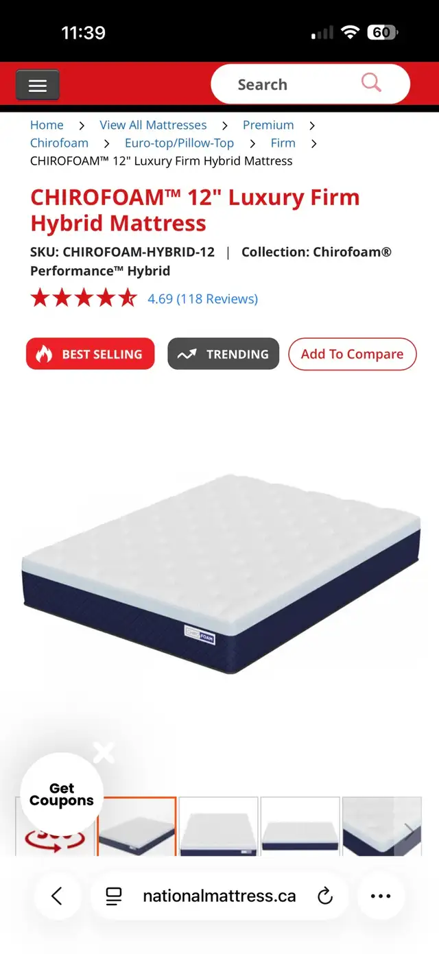 King mattress - Photo 7
