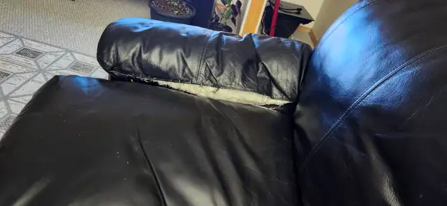 Free Black Leather Sofa! - Photo 3