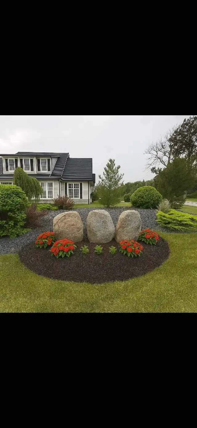 landscaping Sod lawn grass cutting trimming yard clean up - Photo 9