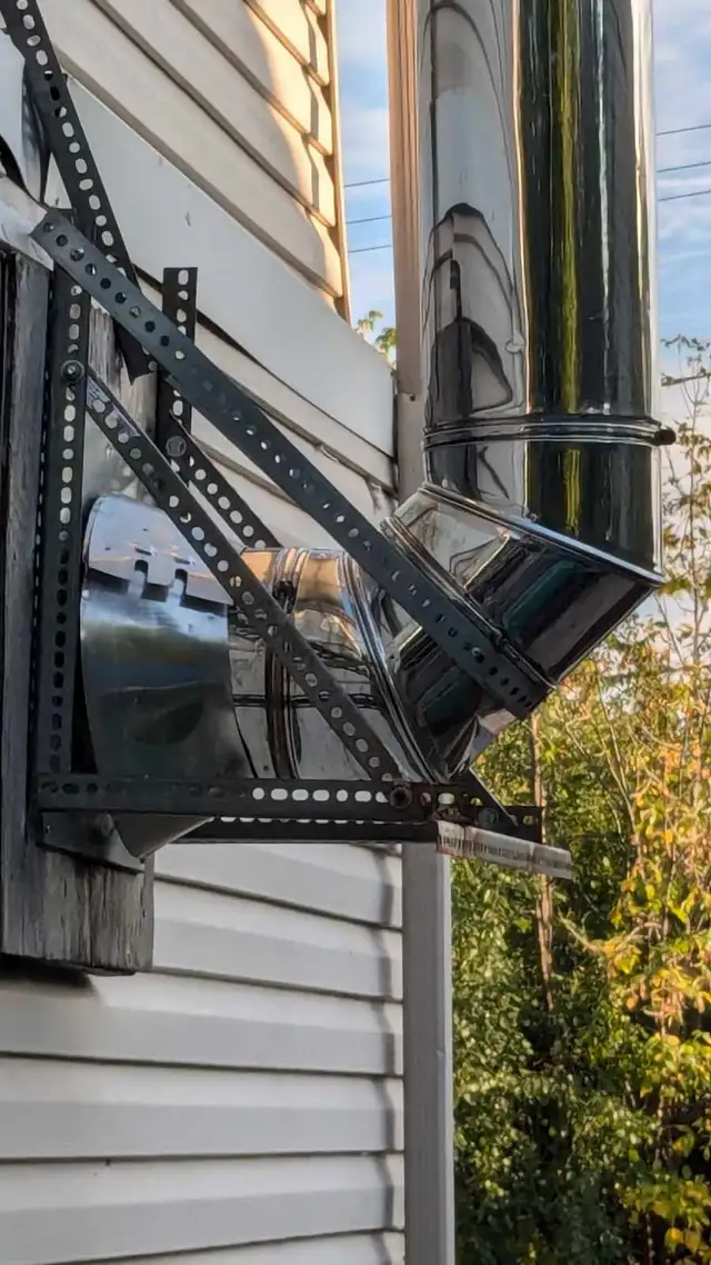 Wood Stove and high quality pipes. - Photo 7