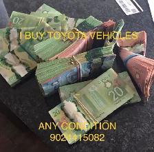 BUYING ALL TOYOTA VEHICLES ANY CONDITION RUNNING OR NOT