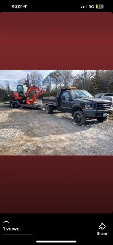 excavation- driveways- landscaping- sonotube install
