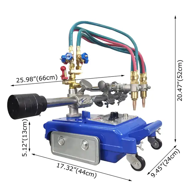 Double Cutting Torch Gas Cutting Machine 028183 - Photo 3
