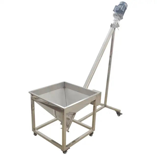 Promotion Inclined Helical Conveyor Screw Feeding Machine 056005 - Photo 2