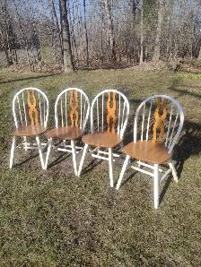 Set of 4 kitchen chairs