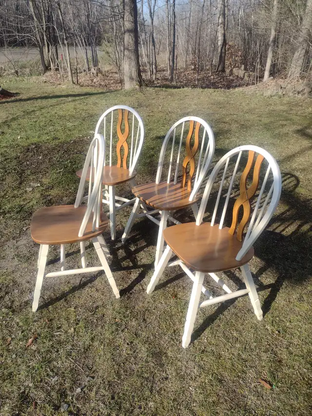Set of 4 kitchen chairs - Photo 4