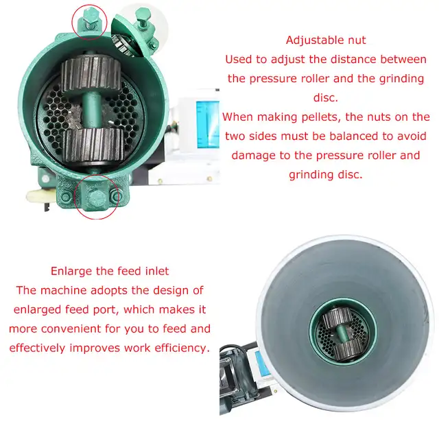 3mm 2 Roller Animal Feed Pellet Mill 239195 - Photo 5